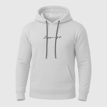 SIGNATURE FLEECE WHITE HOODIE