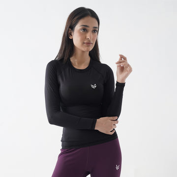 Black Women Compression Full Sleeve