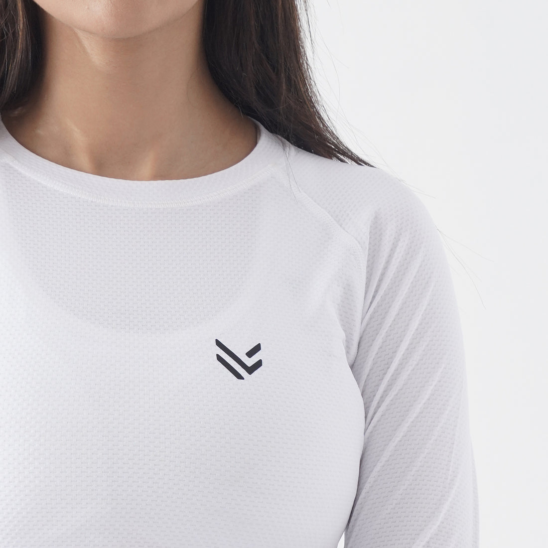 White Women Compression Full Sleeve
