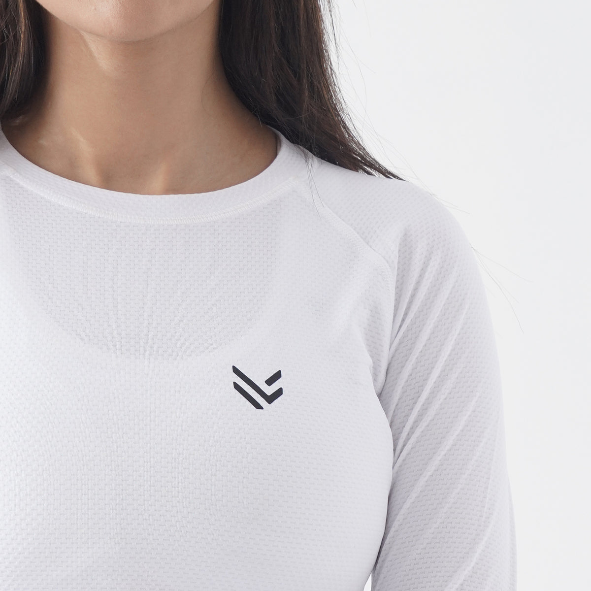 White Women Compression Full Sleeve