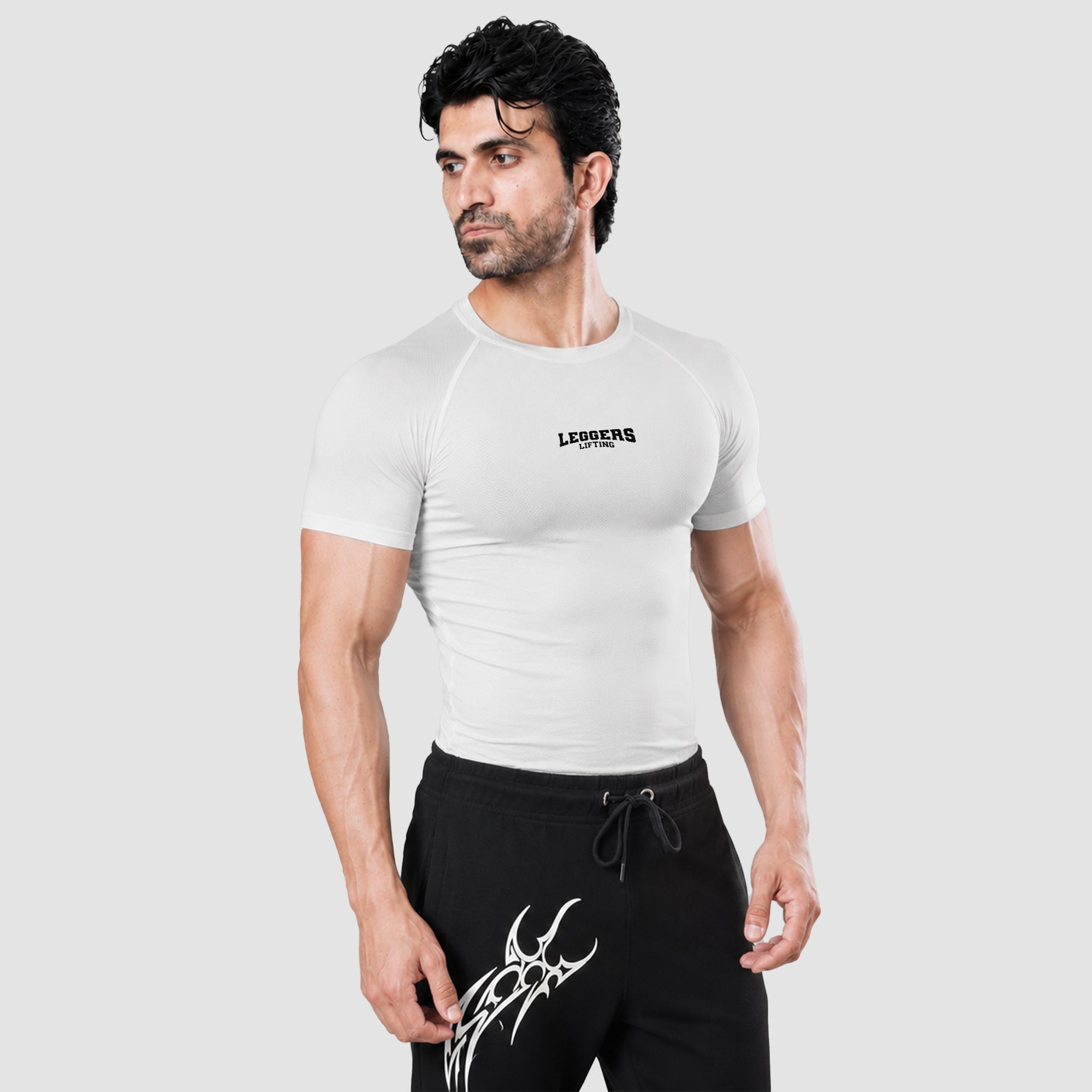 Velocity Grey H/S Compression TEE