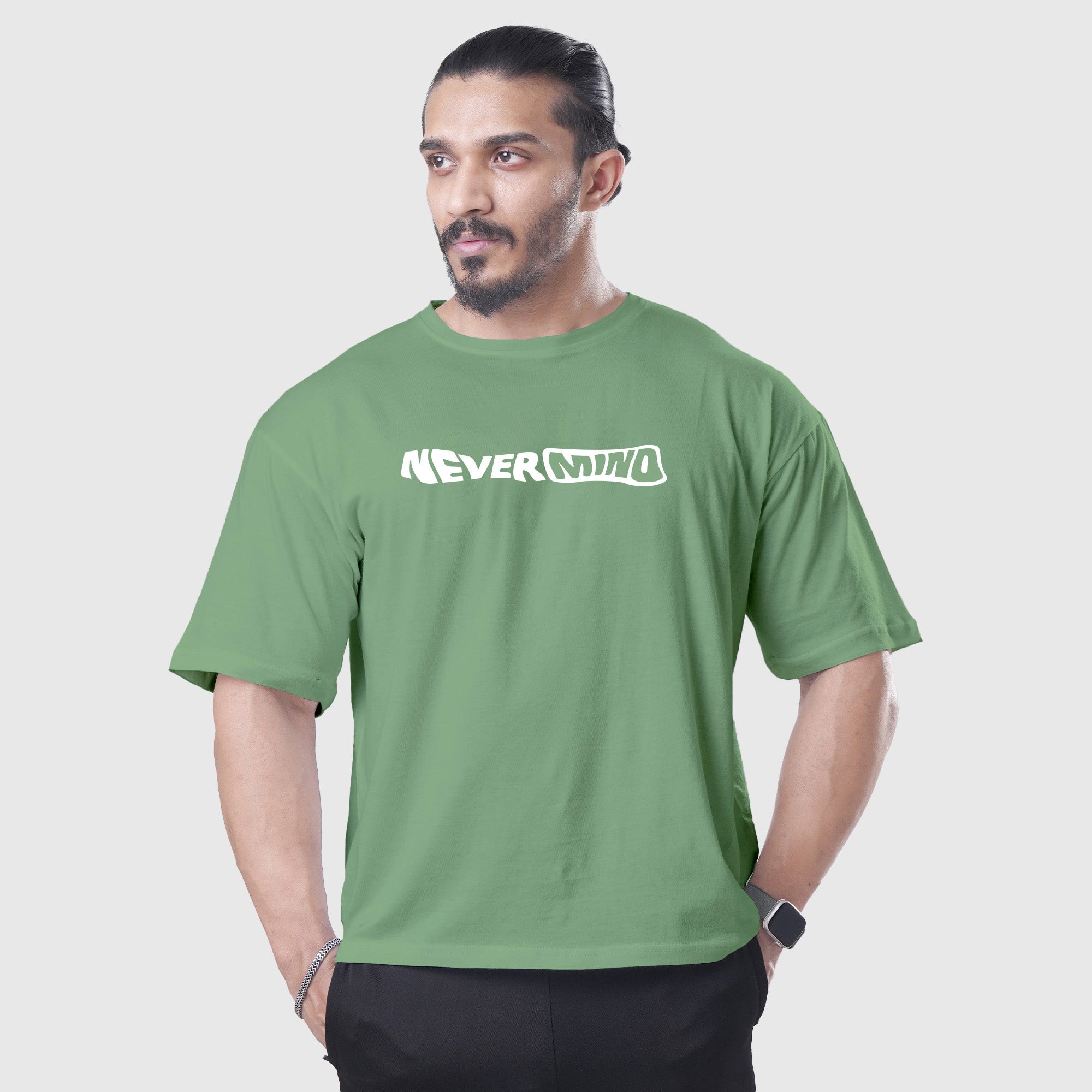 Nevermind Grape Oversized Tee