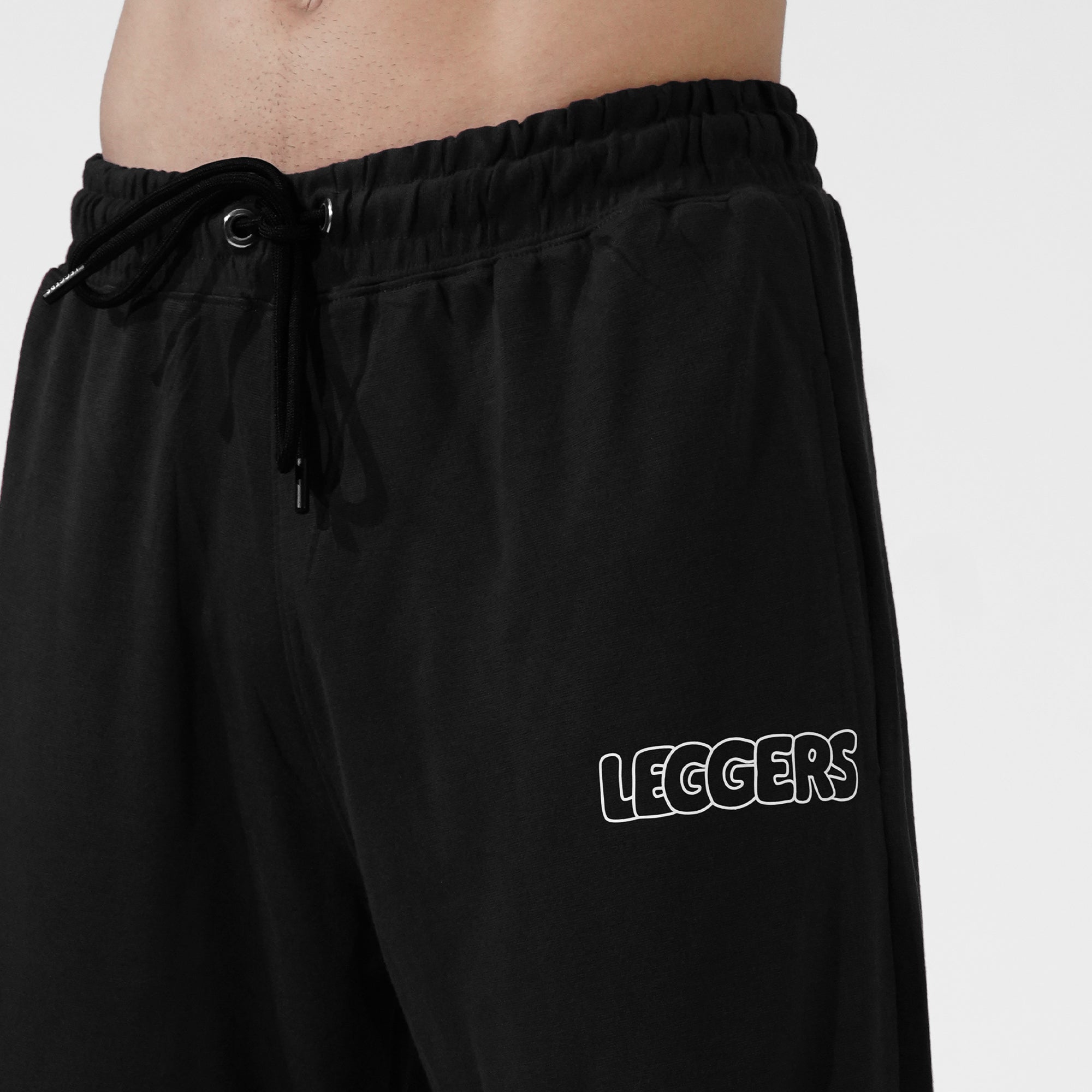 Electro Black Baggy Trouser