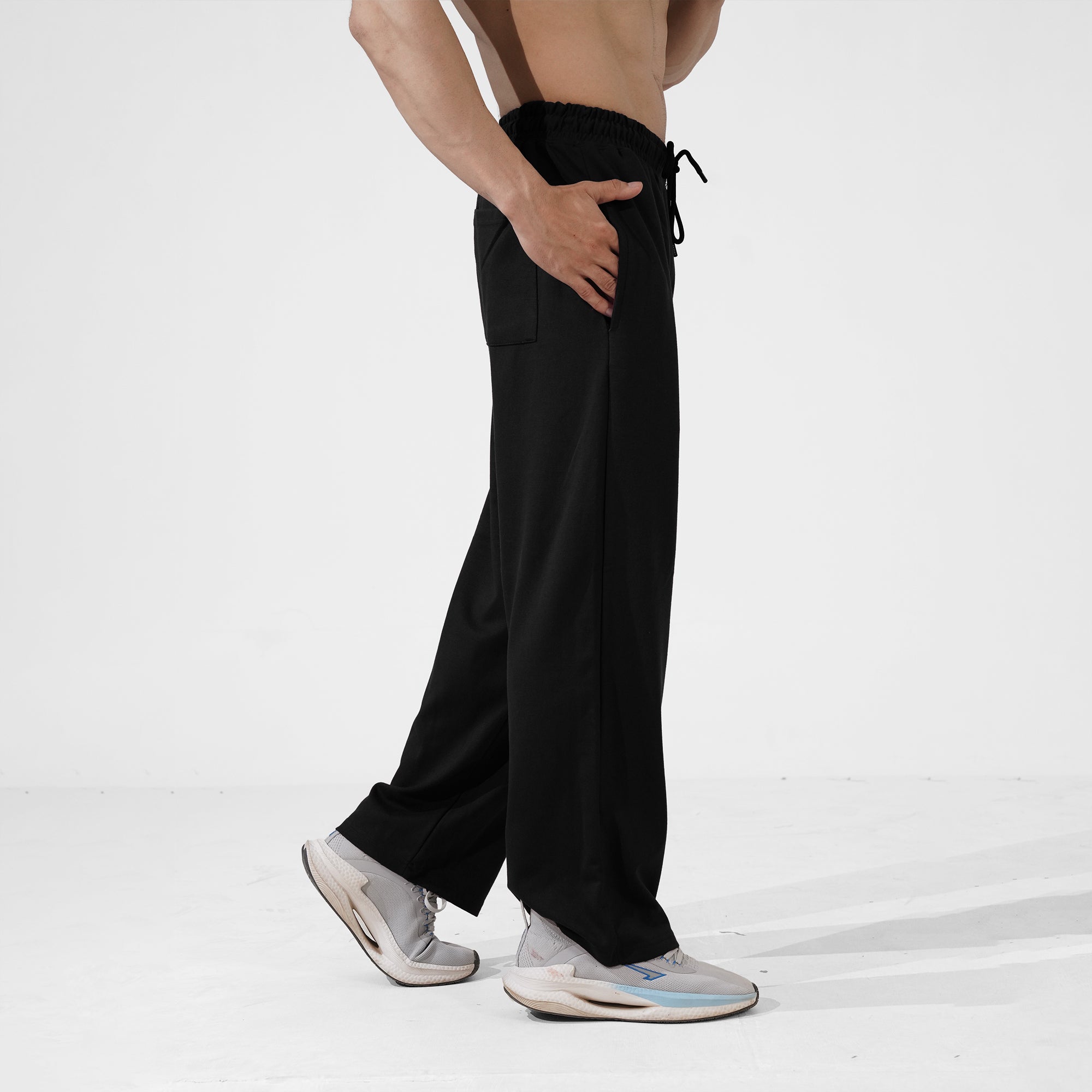 Electro Black Baggy Trouser