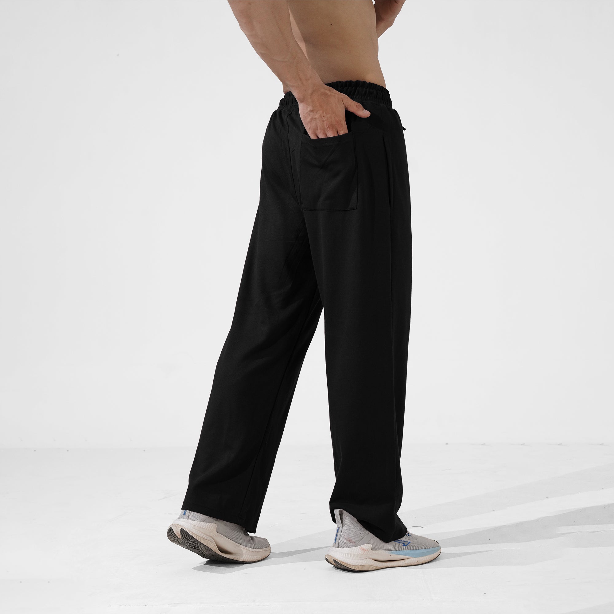 Electro Black Baggy Trouser