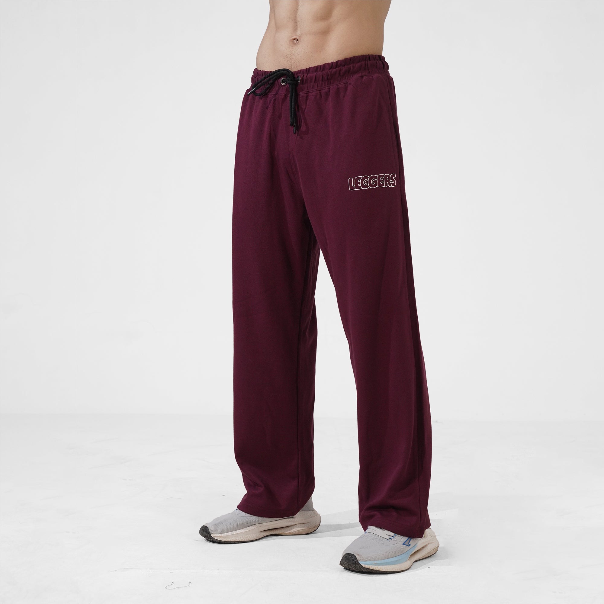Electro Maroon Baggy Trouser