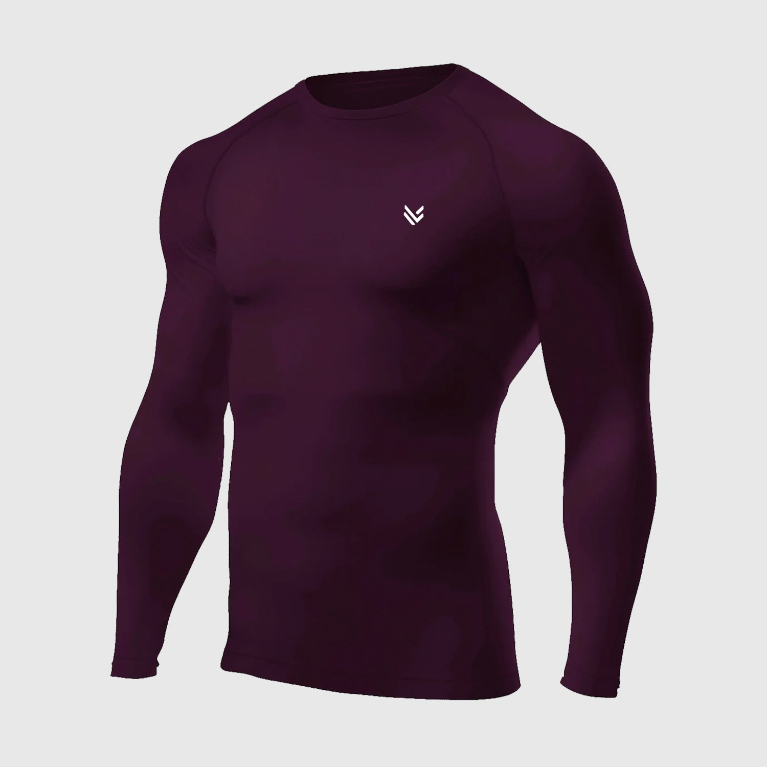 MuscleFit Purple Full Compression Shirt