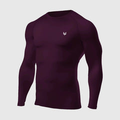 MuscleFit Purple Full Compression Shirt