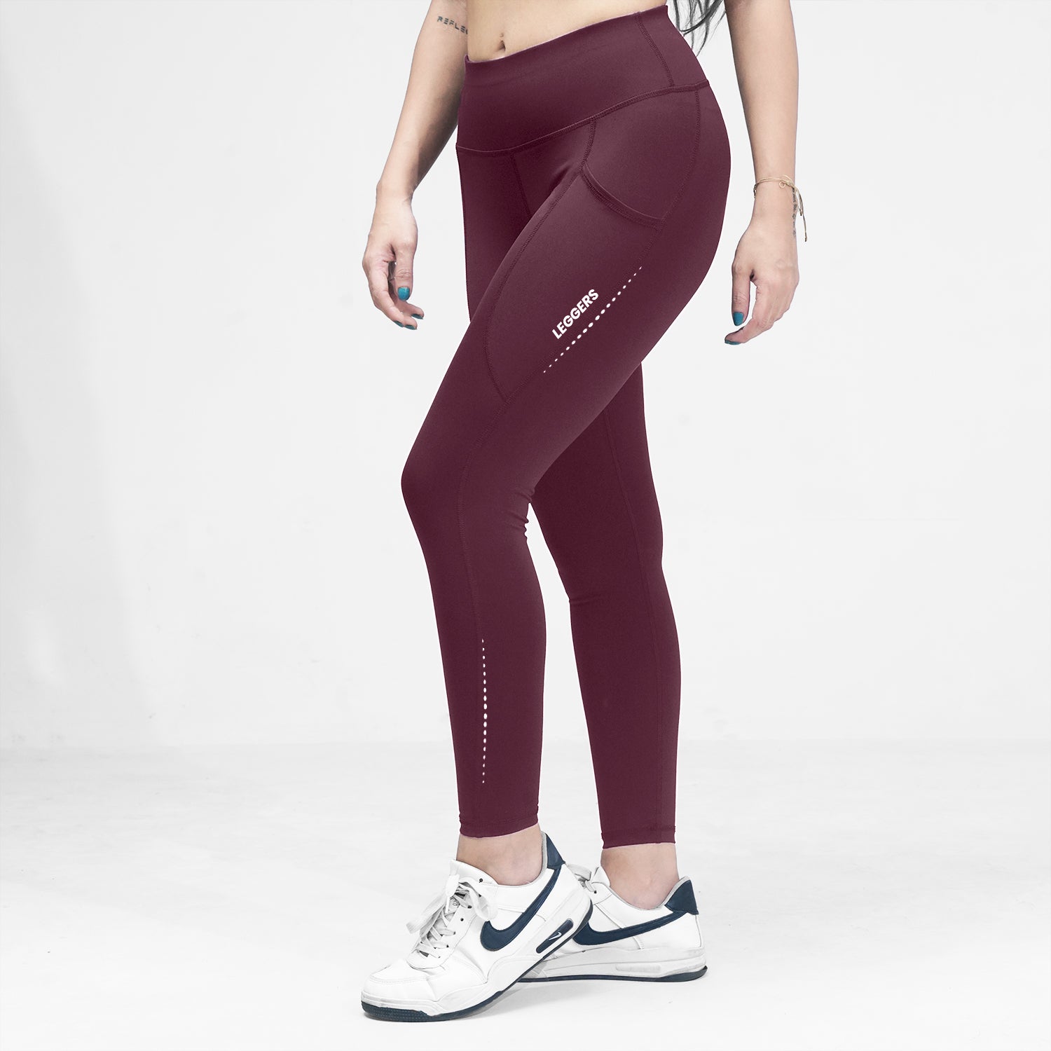 Maroon Aura Leggings