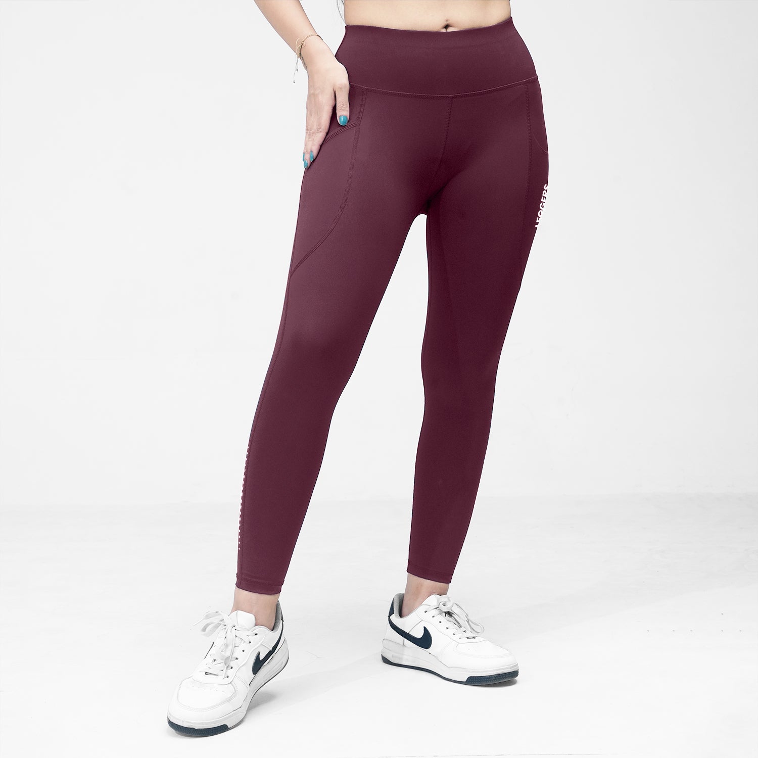 Maroon Aura Leggings