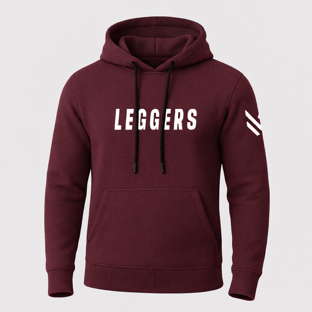 MOTION FLEECE MAROON HOODIE