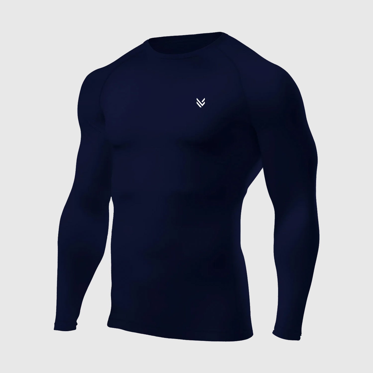 MuscleFit Navy Full Compression Shirt