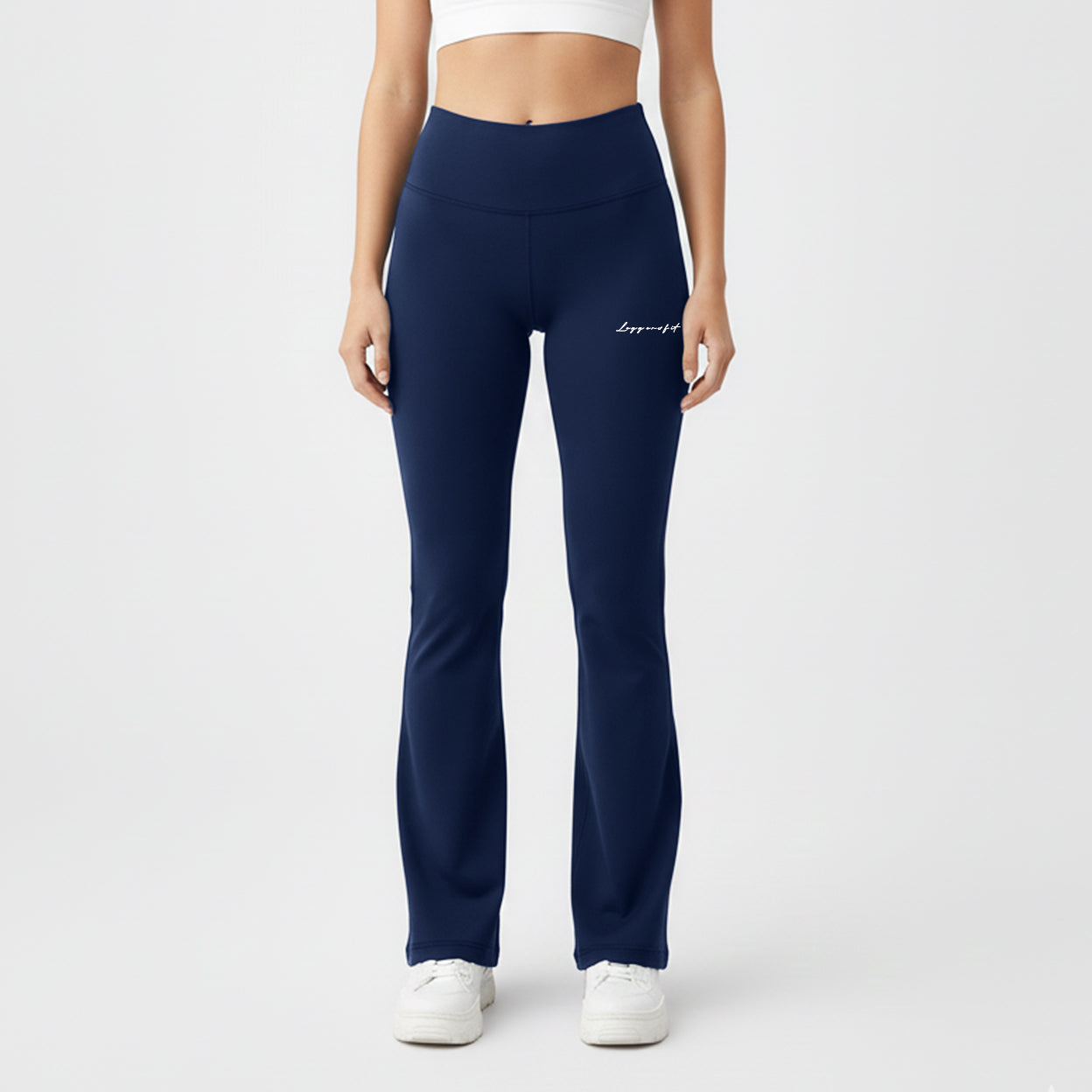 Navy Flare Leggings