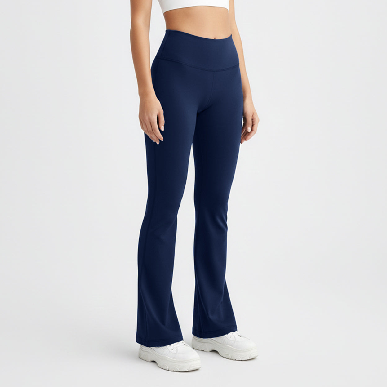 Navy Flare Leggings