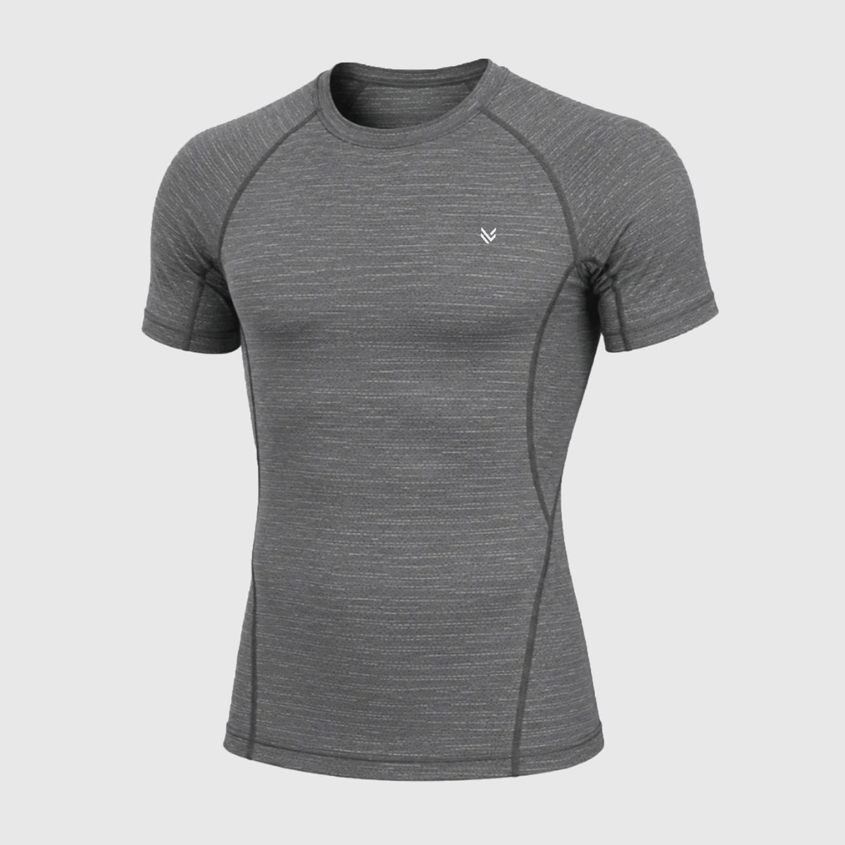 Performance Grey H/S Compression TEE