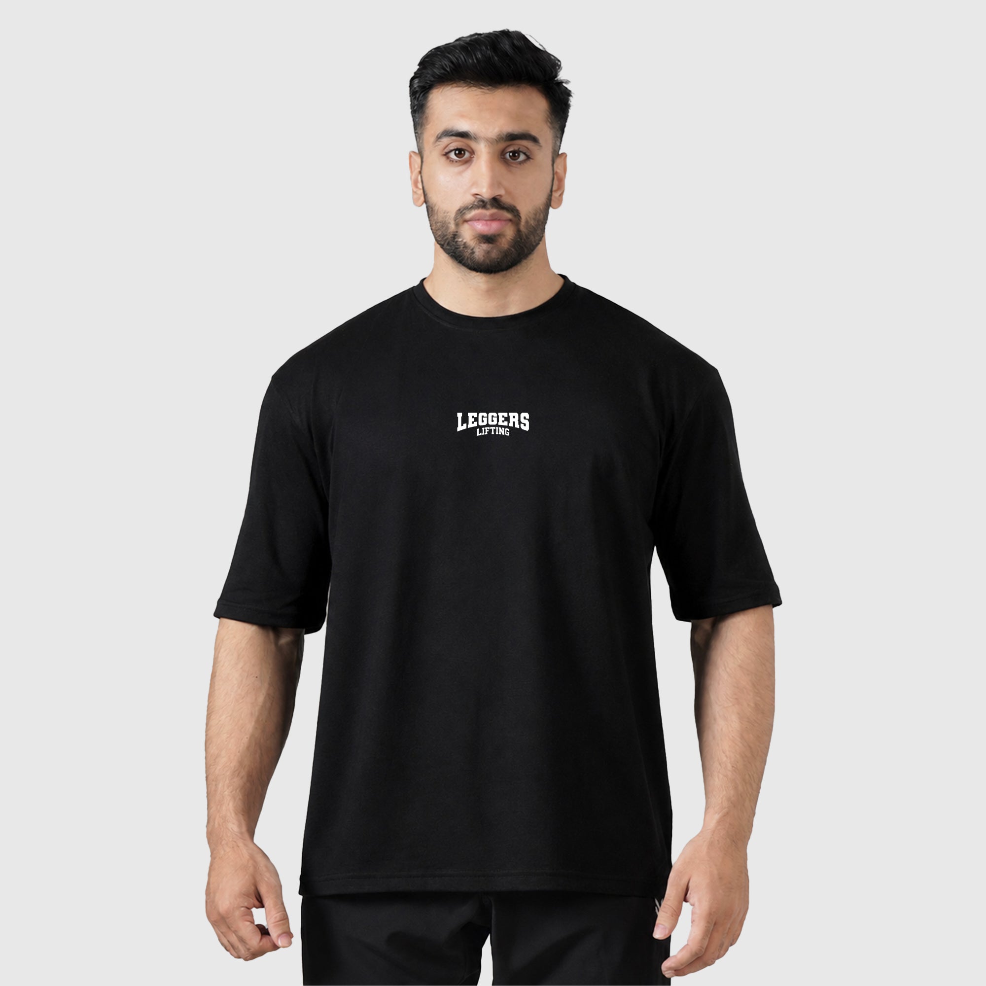 Lifting Black Oversized TEE