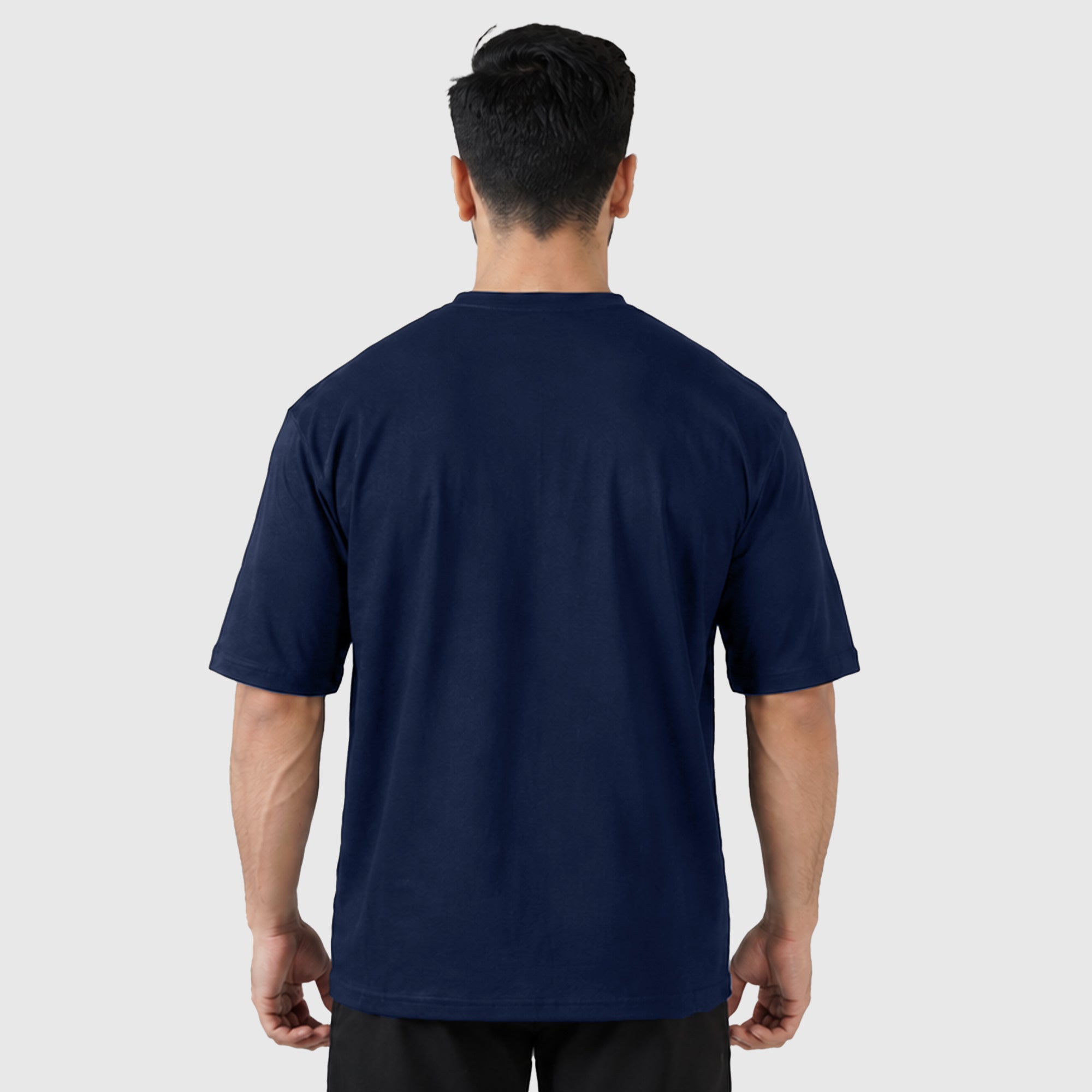 Lifting Navy Oversized TEE