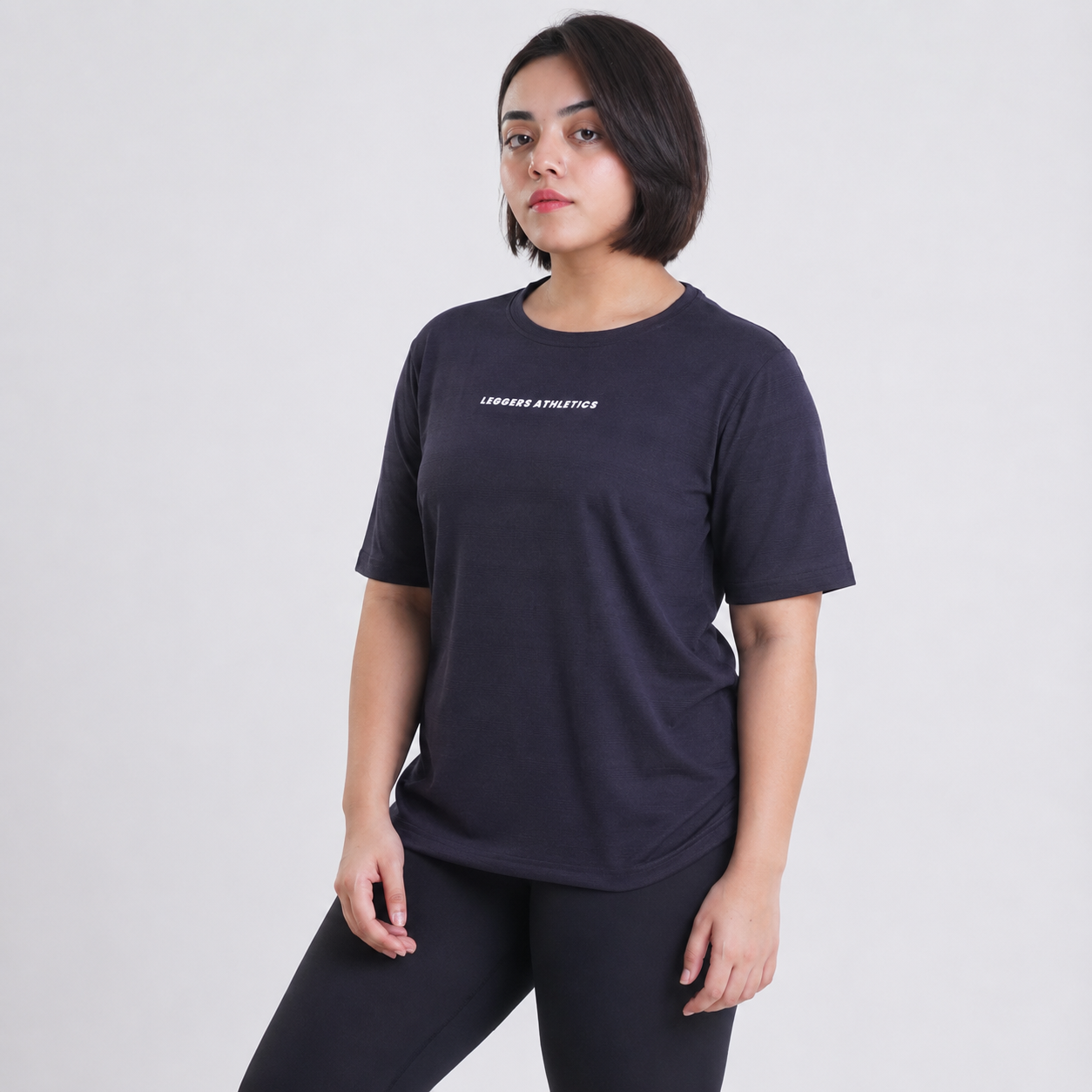 C4 Navy Women Oversized Tee
