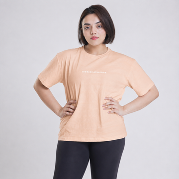 C4 Brown Women Oversized Tee
