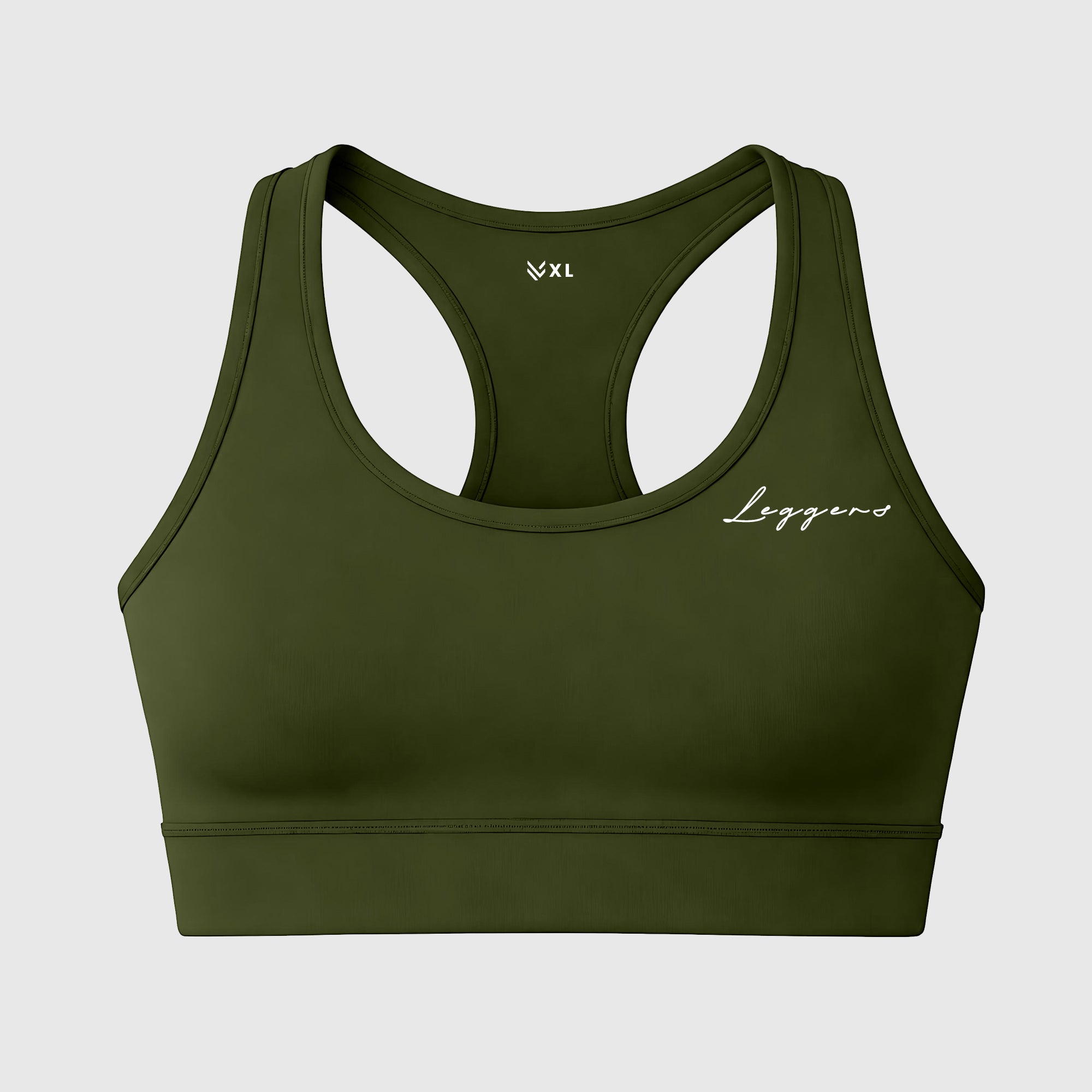 Olive Padded Sports Bra