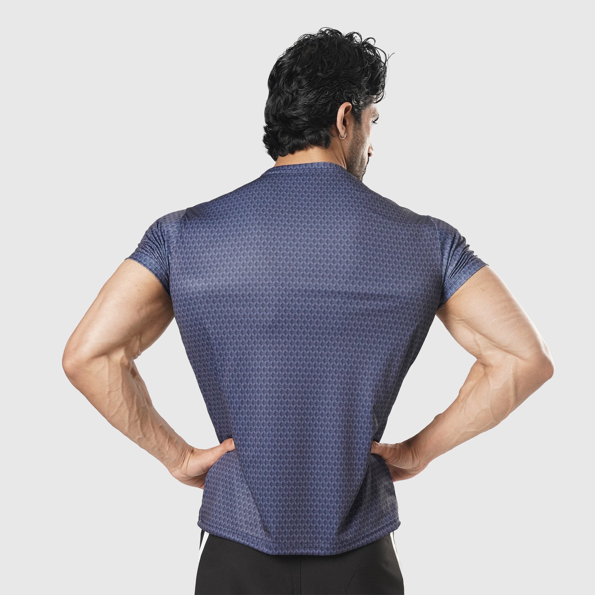 Velocity Sub-Blue PTRN H/S TEE