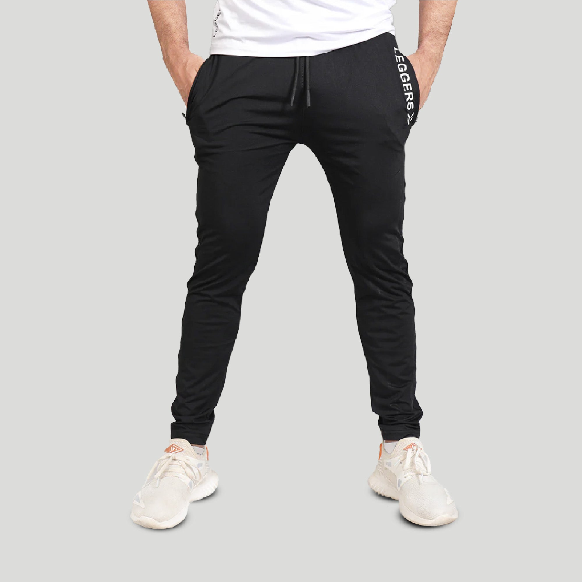 Black Stretchable Trouser Pocket LOGO