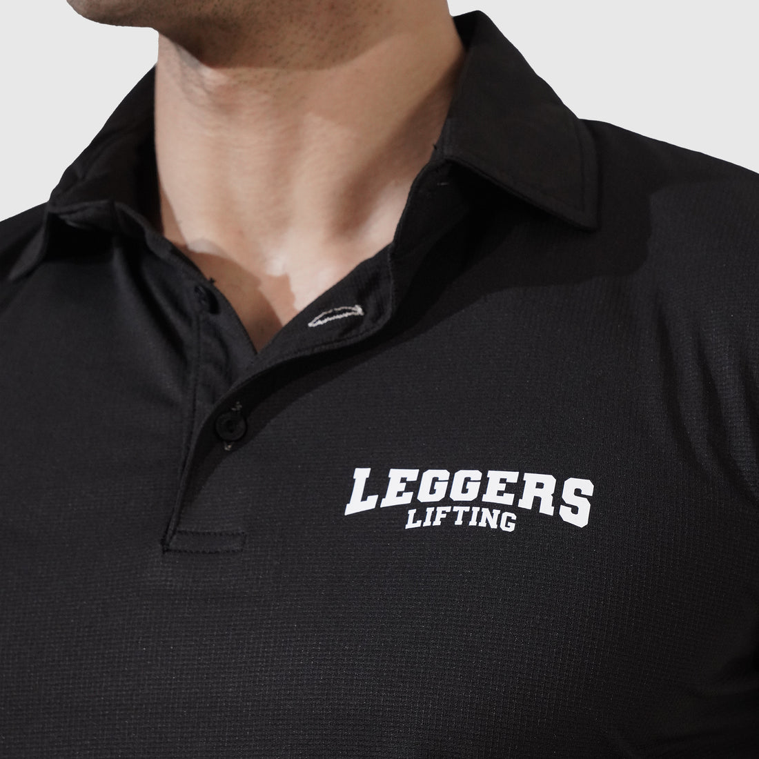 Enhanced Black Polo Shirt