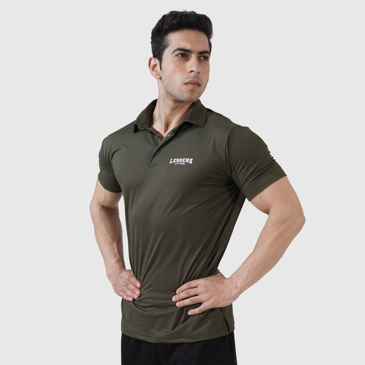 Enhanced Olive Polo Shirt