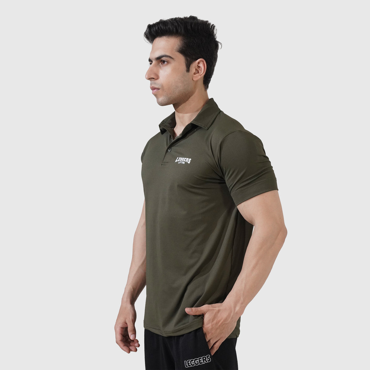 Enhanced Olive Polo Shirt