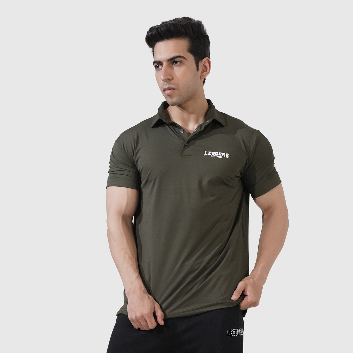 Enhanced Olive Polo Shirt