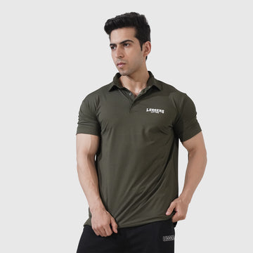 Enhanced Olive Polo Shirt