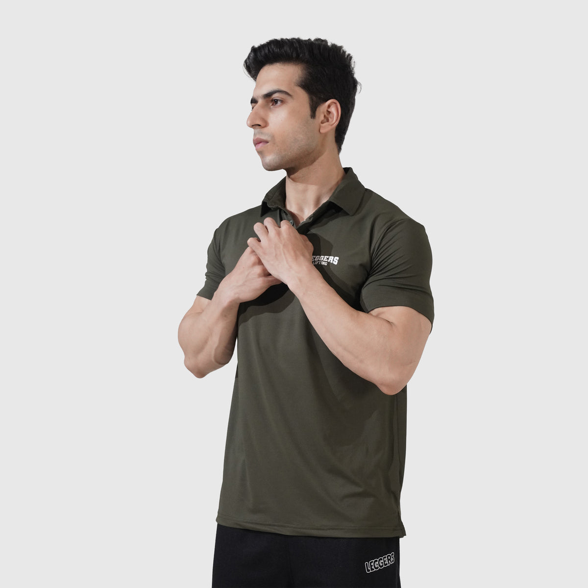 Enhanced Olive Polo Shirt