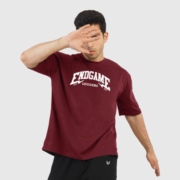 EndGame Maroon Oversized Shirt