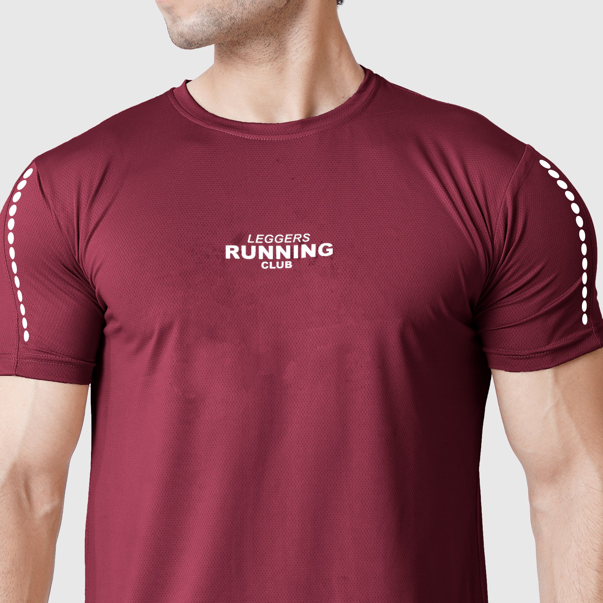 Ironflex Maroon Half Sleeve