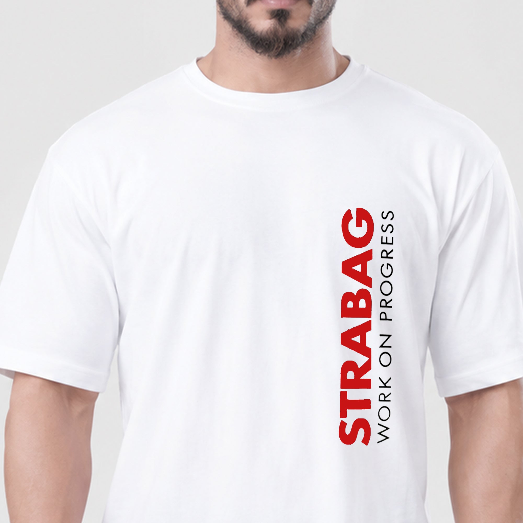 STRABAG White Oversized TEE