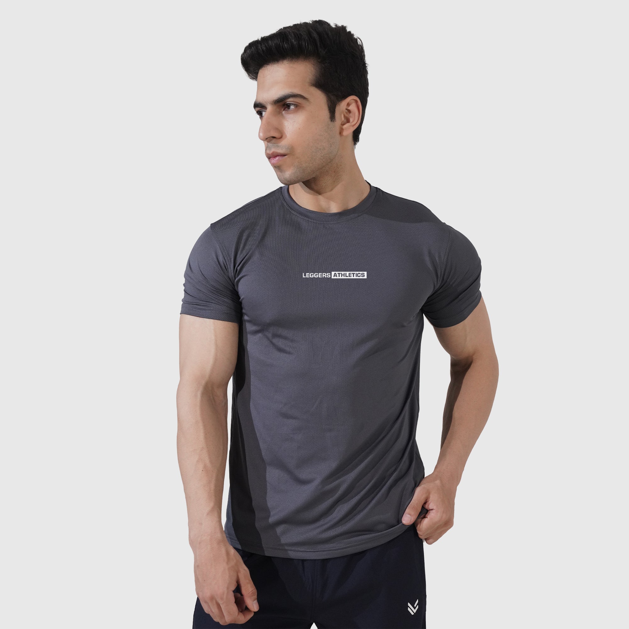 Stellar Grey Half Sleeve Tee