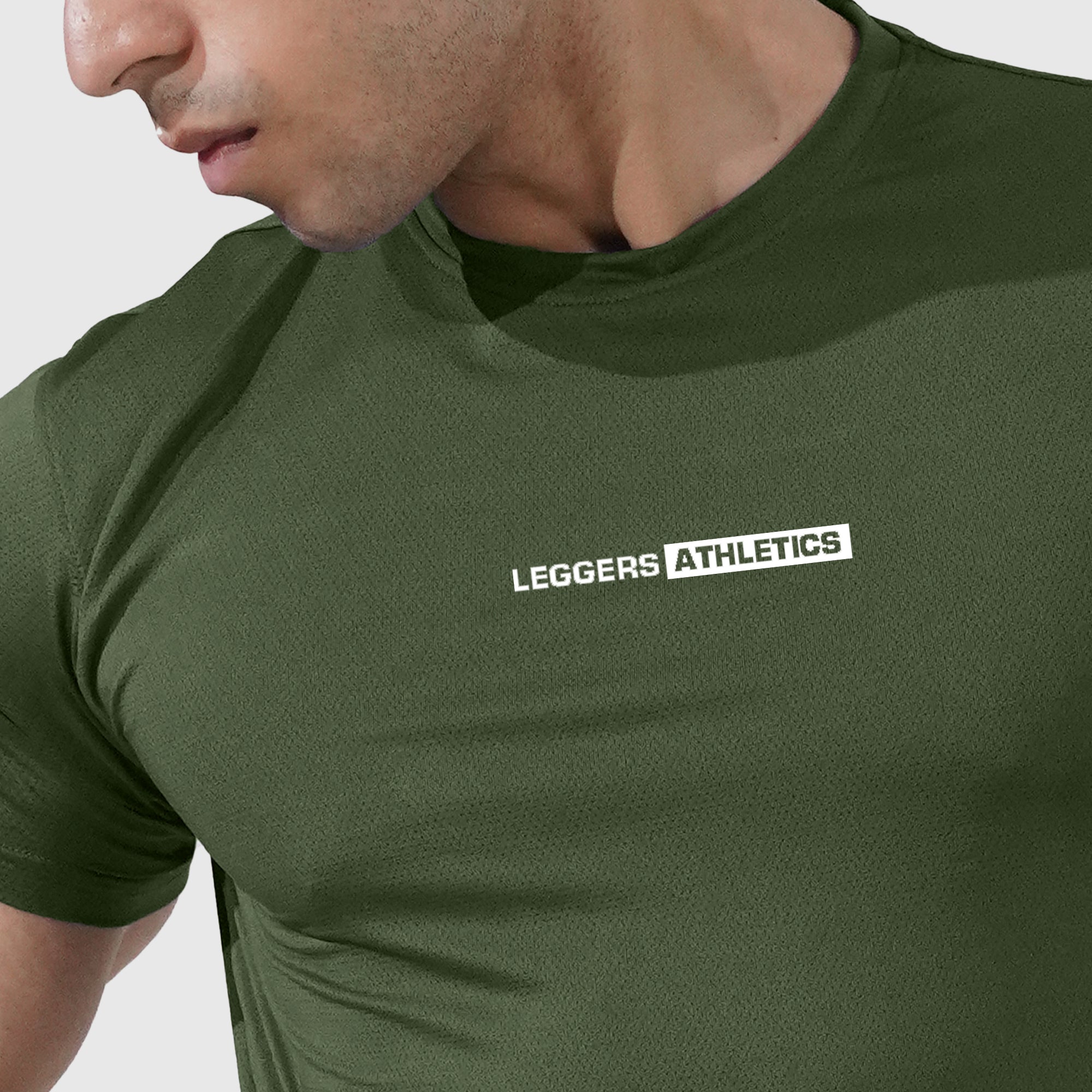 Stellar Olive Half Sleeve Tee