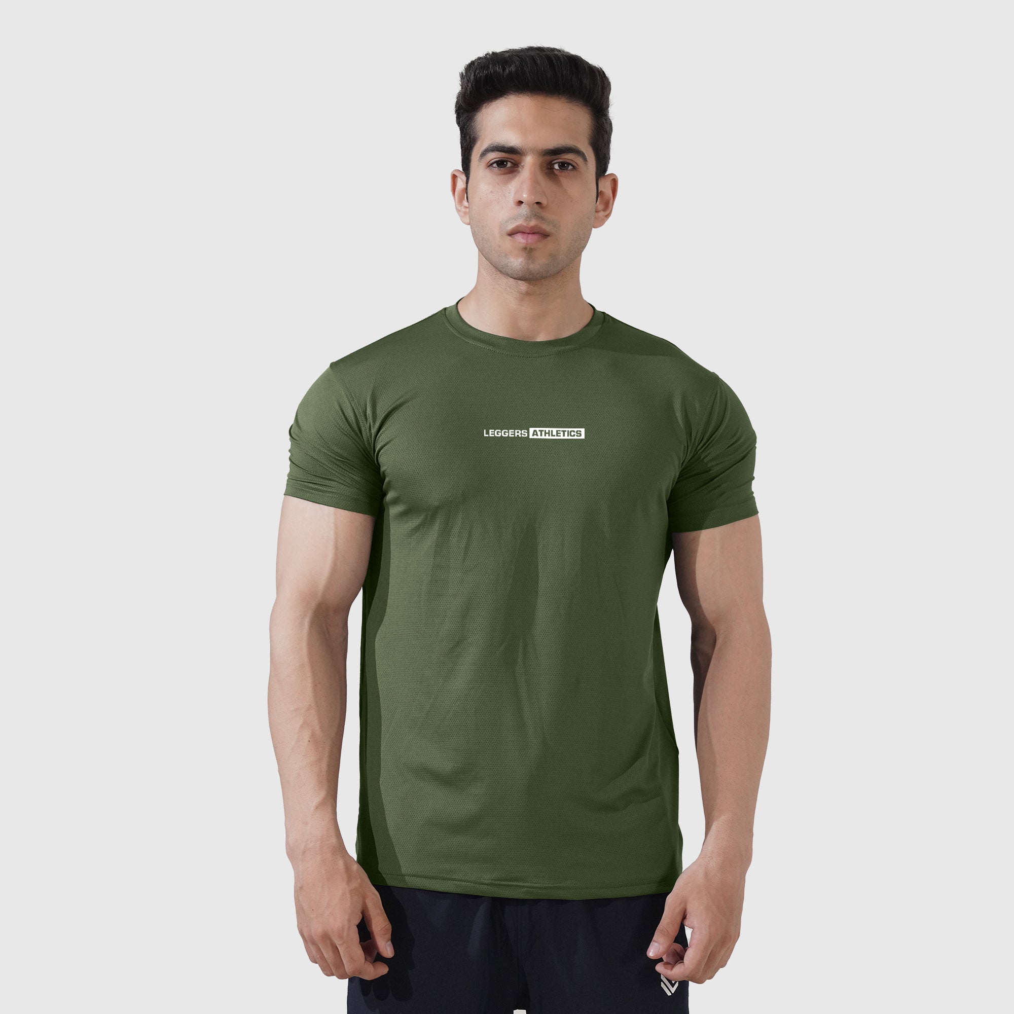 Stellar Olive Half Sleeve Tee