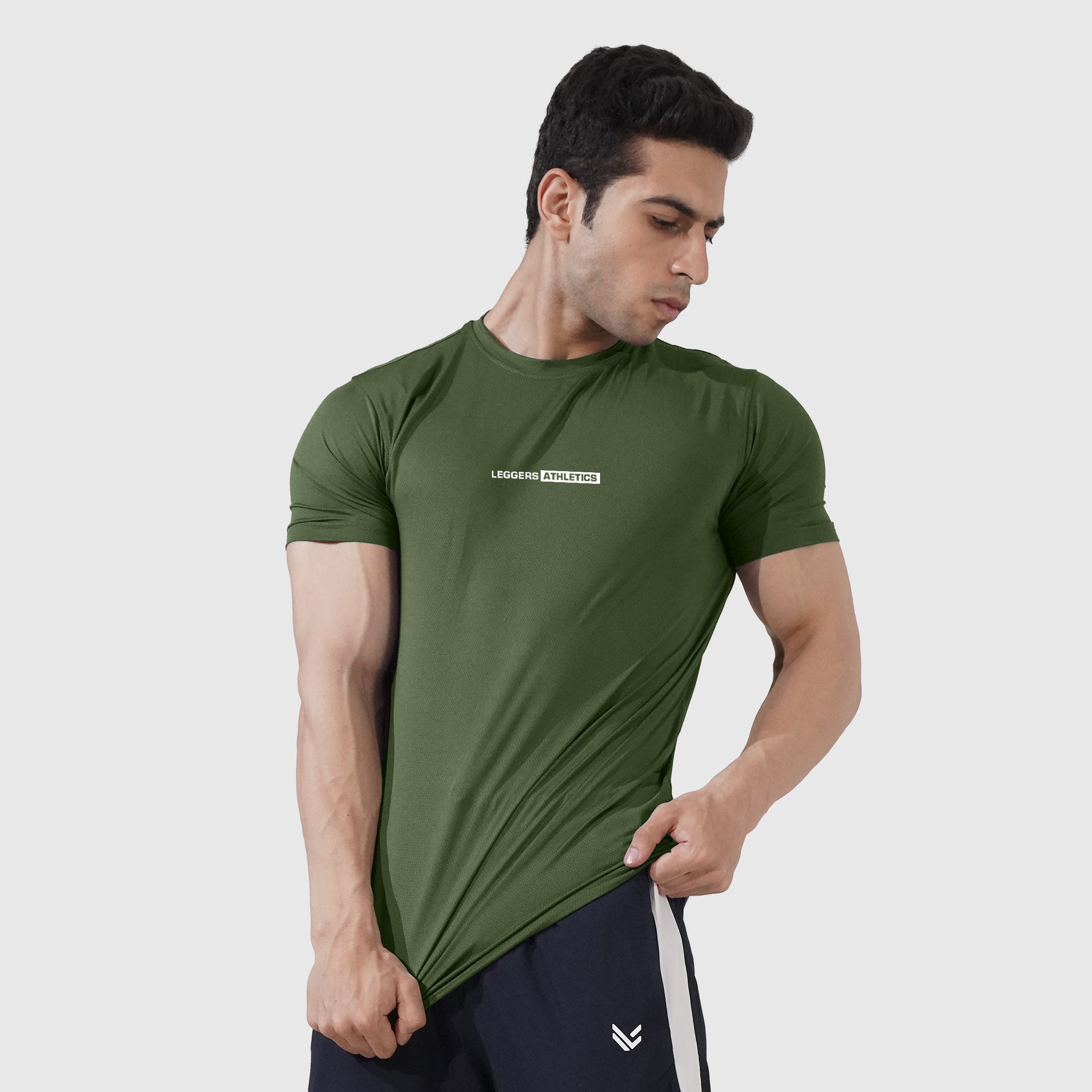 Stellar Olive Half Sleeve Tee