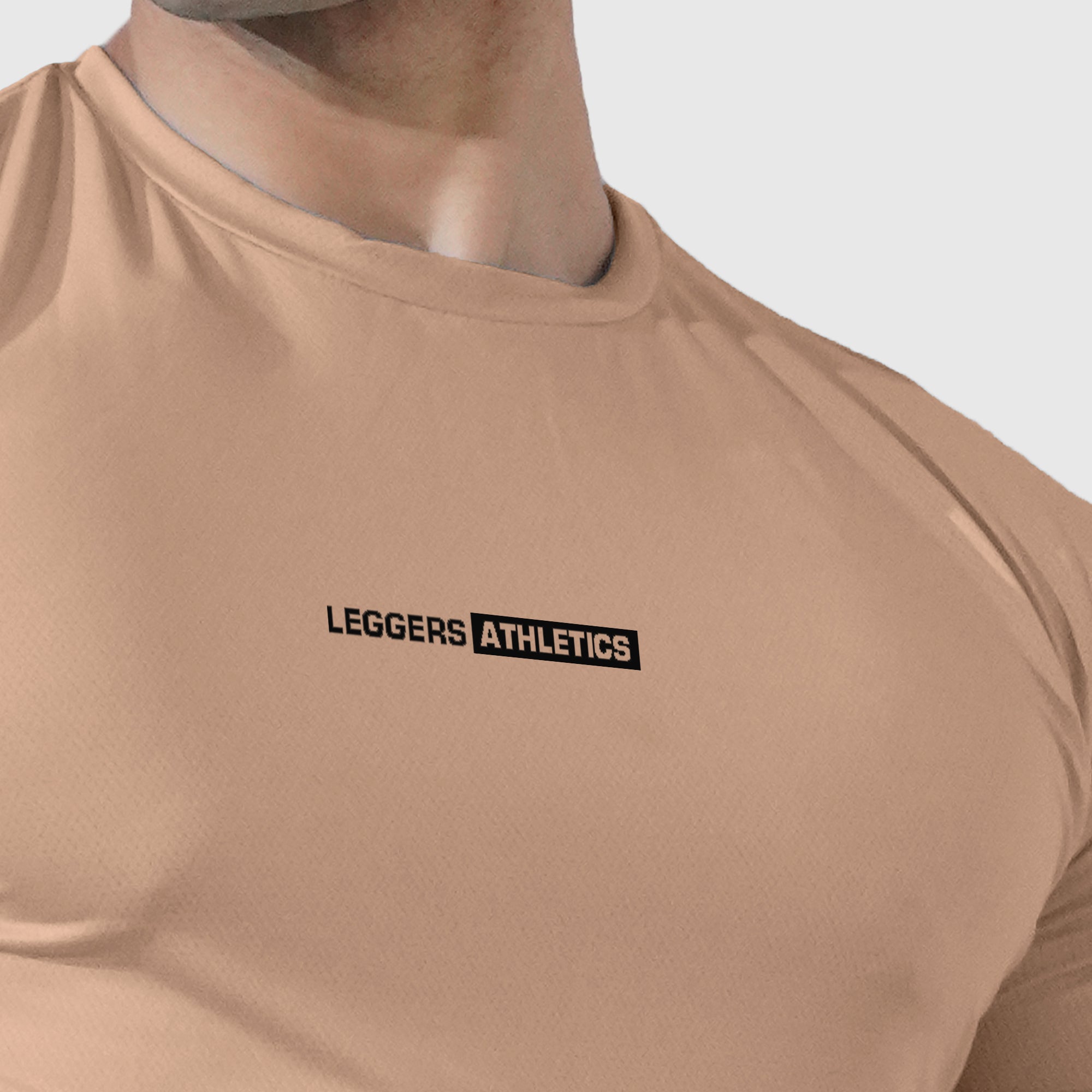 Stellar Brown Half Sleeve Tee