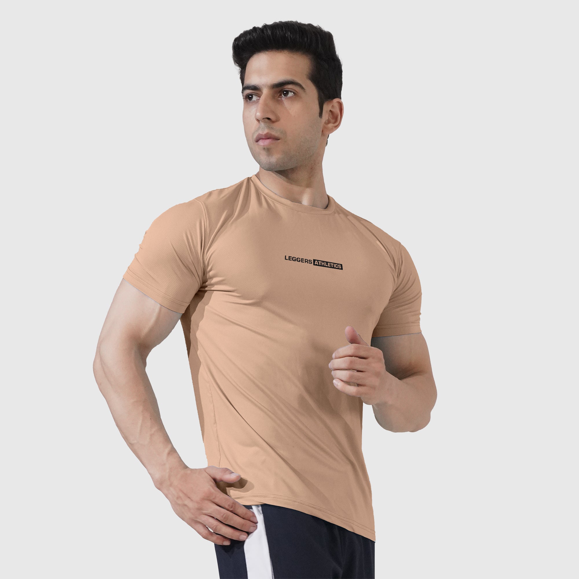 Stellar Brown Half Sleeve Tee