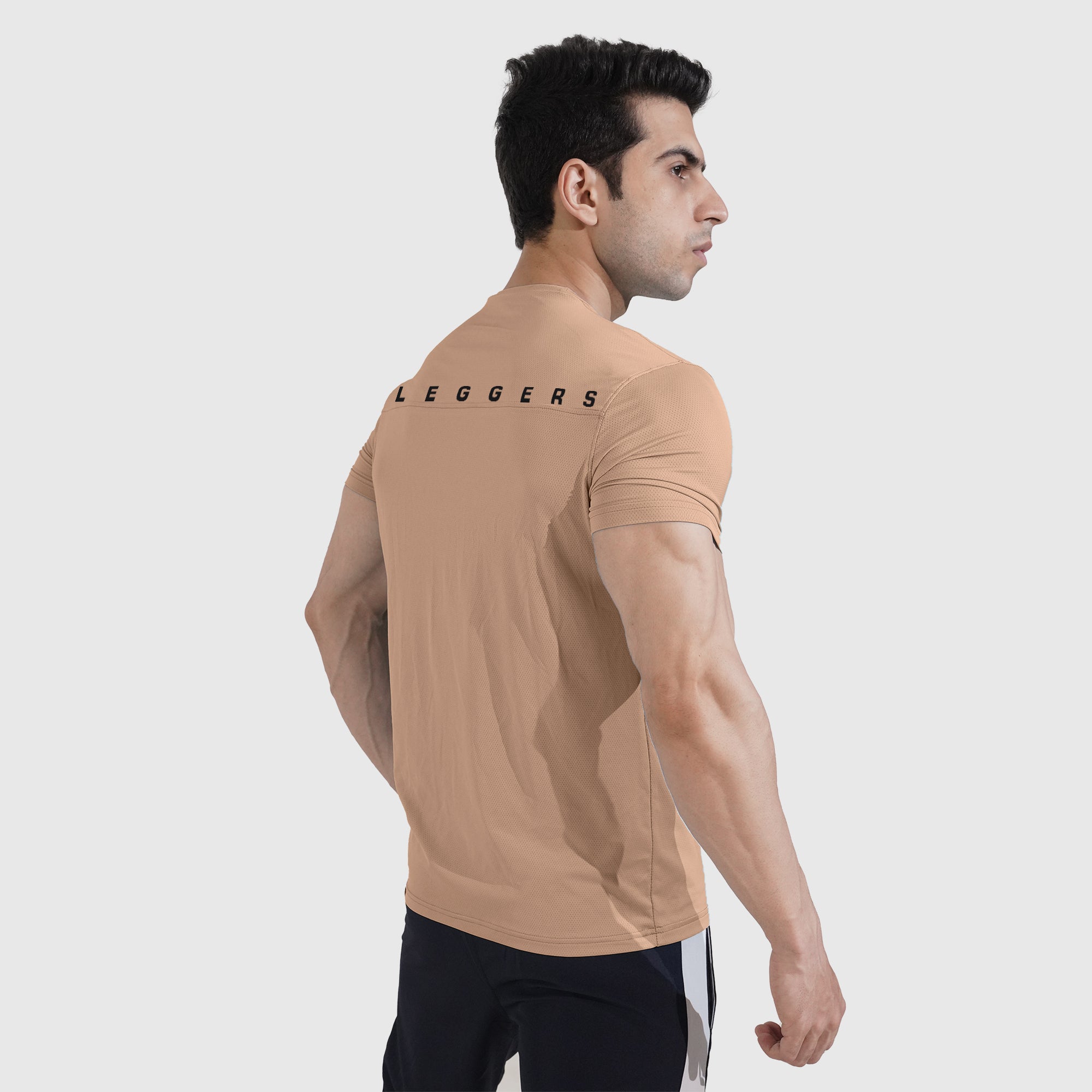 Stellar Brown Half Sleeve Tee