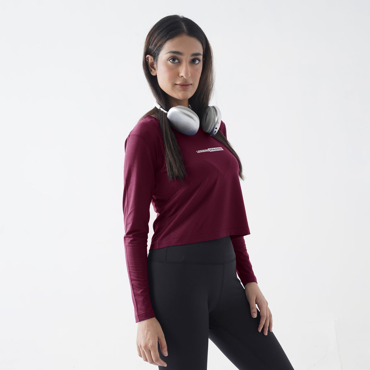 Steller Performance Maroon Women Full Sleeve