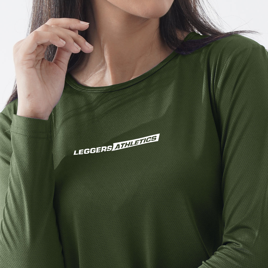 Steller Performance Olive Women Full Sleeve