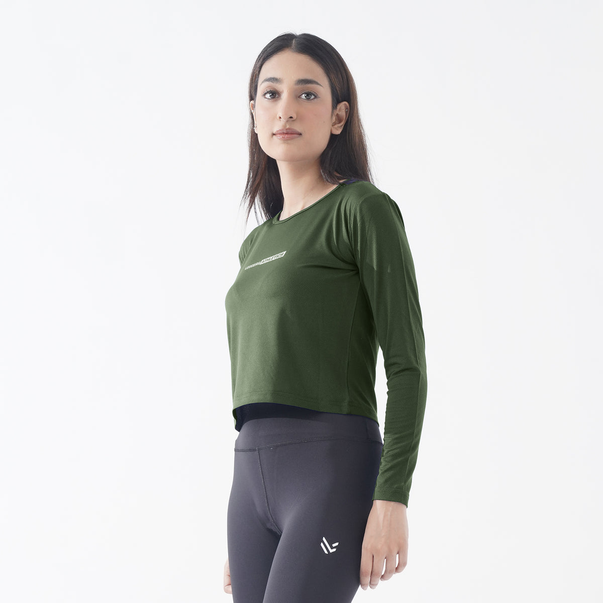 Steller Performance Olive Women Full Sleeve