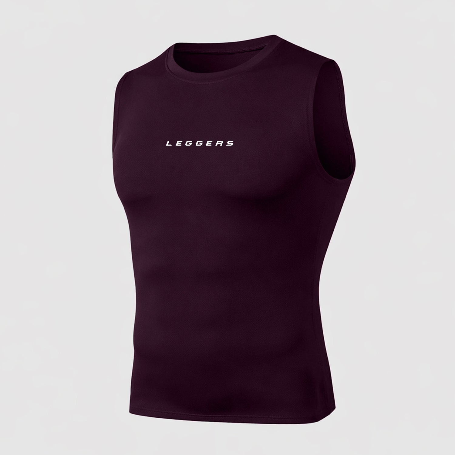 Purple Sleeveless Compression Tank