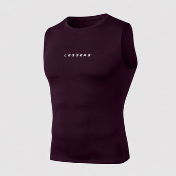 Purple Sleeveless Compression Tank