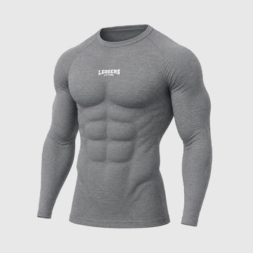 Velocity Grey F/S Compression Shirt