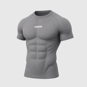 Velocity Grey H/S Compression TEE