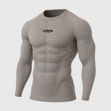 Velocity Brown F/S Compression Shirt